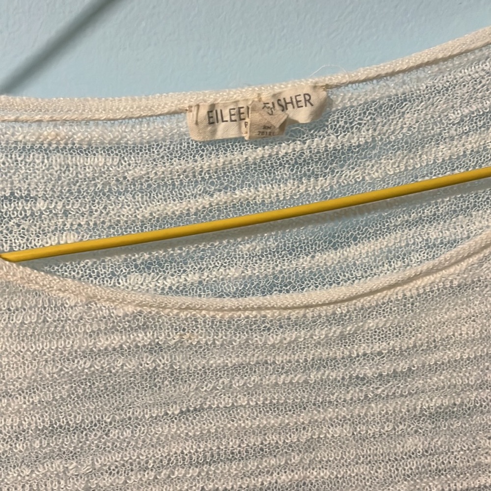 Eileen Fisher Lightweight Summer Sweater Size S Petite - Picture 3 of 5